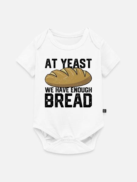 Lustiger Brotbacken-Bäcker - Baby Premium Kurzarmbody - Weiß
