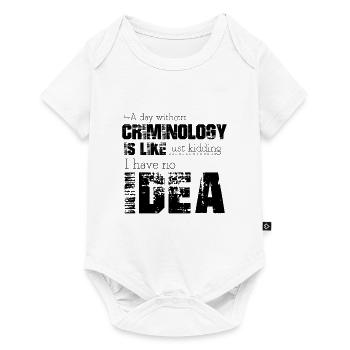 Criminologie - Body à manches courtes Premium Bébé - blanc - Devant