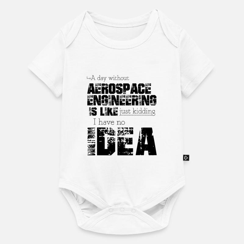 Luft- und Raumfahrttechnik - Baby Premium Kurzarmbody - Weiß