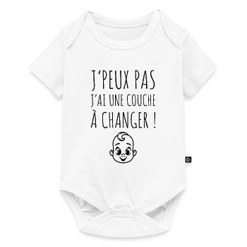 puéricultrice / puériculture / enfant / bébé - Body à manches courtes Premium Bébé - blanc - Devant