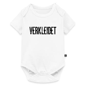 Verkleidet Kostüm Halloween Fasching Karneval Fun - Baby Premium Kurzarmbody - Weiß - Vorne