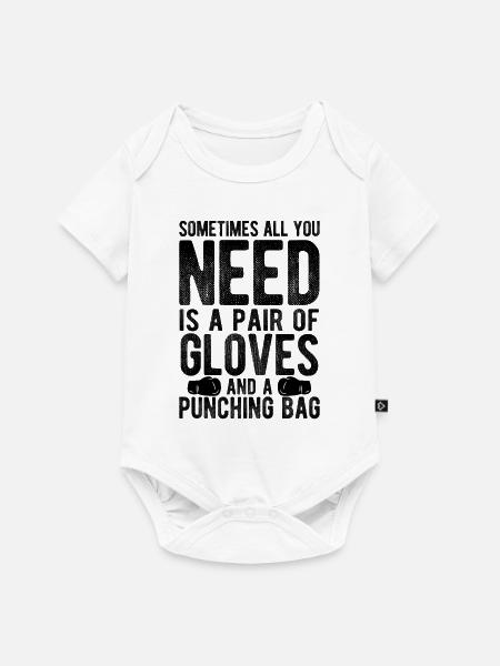 Boxsport Boxing - Baby Premium Kurzarmbody - Weiß
