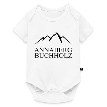 Annaberg Buchholz Erzgebirge Berge - Baby Premium Kurzarmbody - Weiß - Vorne
