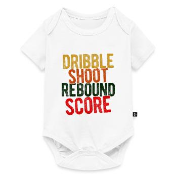 Basketball - Baby Premium Kurzarmbody - Weiß - Vorne