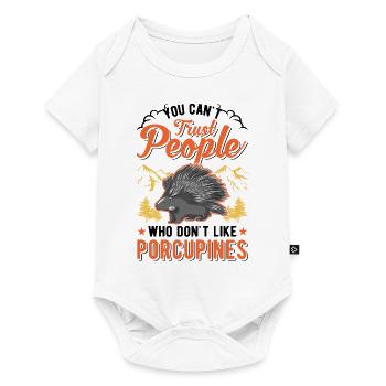 Porcupine lover Porcupine - Baby Premium short-sleeve bodysuit - white - Front
