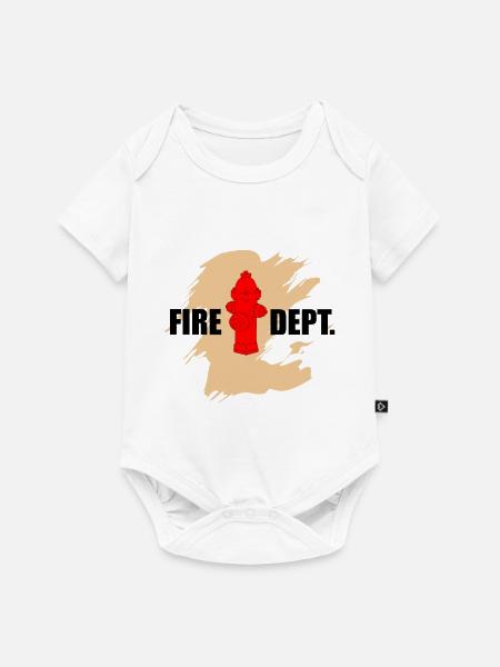 Feuerwehr Hydrant - Baby Premium Kurzarmbody - Weiß