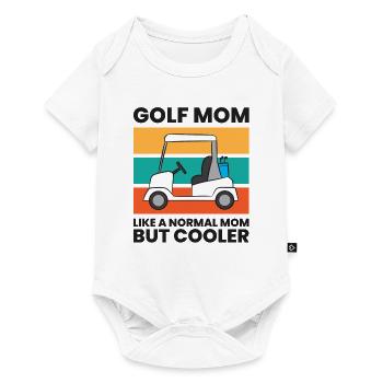 Golf Maman comme une maman normale mais plus cool Golf drôle - Body à manches courtes Premium Bébé - blanc - Devant