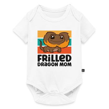 Frilled Dragon Mom Reptile Frilled Lizard - Baby Premium short-sleeve bodysuit - white - Front