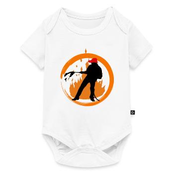 Feuerwehrmann - Baby Premium Kurzarmbody - Weiß - Vorne