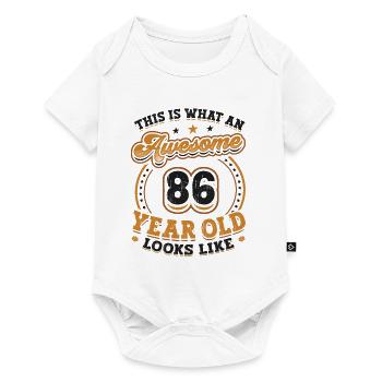 This is what a great 86-year-old looks like. - Baby Premium short-sleeve bodysuit - white - Front