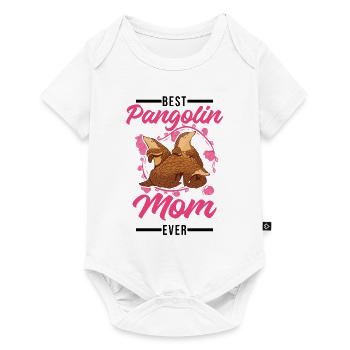 Best Pangolin Mom Ever Pangolin Mama - Baby Premium short-sleeve bodysuit - white - Front