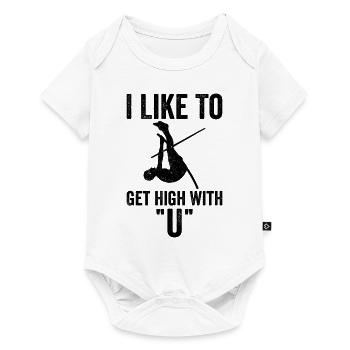 Fun Pole Vault Pole Vault - Baby Premium short-sleeve bodysuit - white - Front