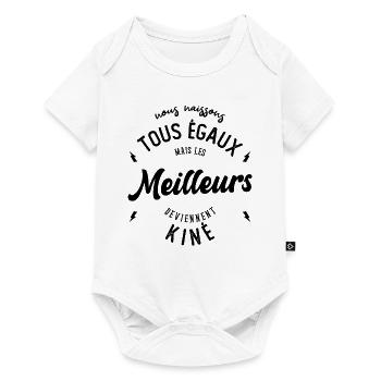 Les meilleurs deviennent kiné - Body à manches courtes Premium Bébé - blanc - Devant