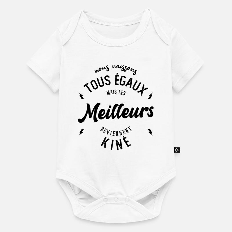 Les meilleurs deviennent kiné - Body à manches courtes Premium Bébé - blanc