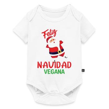 Feliz Navidad Vegana - Baby Premium short-sleeve bodysuit - white - Front
