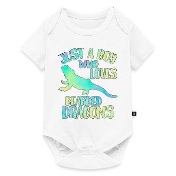 Just a boy who loves Bearded dragons - Baby Premium short-sleeve bodysuit - white - Front