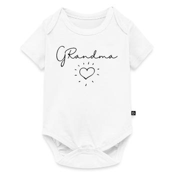 Oma. Oma Geschenk - Baby Premium Kurzarmbody - Weiß - Vorne