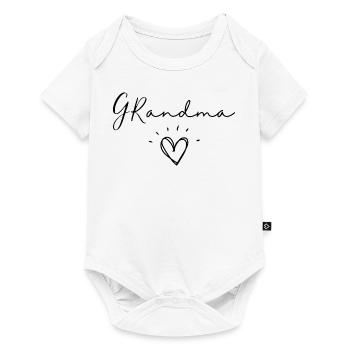 Grand-mère. Cadeau de grand-mère - Body à manches courtes Premium Bébé - blanc - Devant
