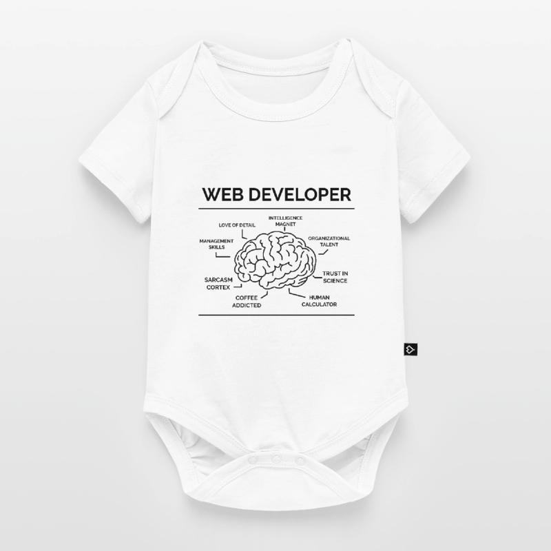Web Developer Programmer Baby Premium short-sleeve bodysuit