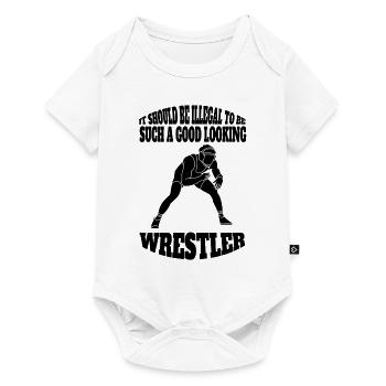 Wrestling Funny Wrestler Saying Wrestling Gift - Baby Premium short-sleeve bodysuit - white - Front