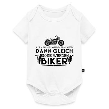 ich bin Biker | Biker ! - Baby Premium Kurzarmbody - Weiß - Vorne