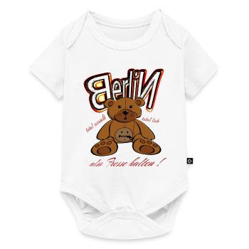 Berliner Schnauze - Baby Premium Kurzarmbody - Weiß - Vorne