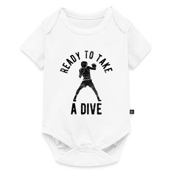 Boxsport Boxing - Baby Premium Kurzarmbody - Weiß - Vorne