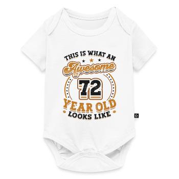 Voilà à quoi ressemble un grand homme de 72 ans. - Body à manches courtes Premium Bébé - blanc - Devant
