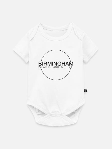 Birmingham Spruch - Baby Premium Kurzarmbody - Weiß