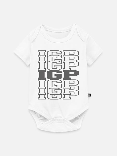 IGP Schriftzug - Baby Premium Kurzarmbody - Weiß