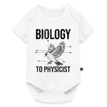 La biologie pour les physiciens - Body à manches courtes Premium Bébé - blanc - Devant