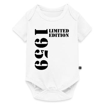 1959 édition limitée anniversaire cadeau femme mari - Body à manches courtes Premium Bébé - blanc - Devant