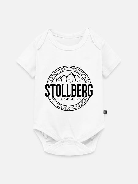 Stollberg Erzgebirge - Baby Premium Kurzarmbody - Weiß