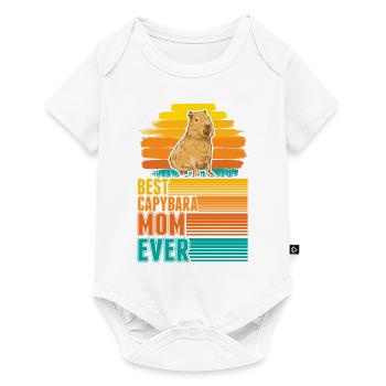 Meilleure maman Capybara de tous les temps Wasserschwein Mama - Body à manches courtes Premium Bébé - blanc - Devant