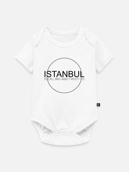 istanbul - Baby Premium Kurzarmbody - Weiß