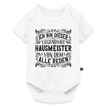 Ich bin dieser Legendäre Hausmeister Geschenk - Baby Premium Kurzarmbody - Weiß - Vorne