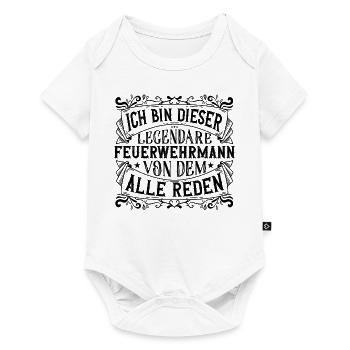 Ich bin dieser Legendäre Feuerwehrmann - Baby Premium Kurzarmbody - Weiß - Vorne