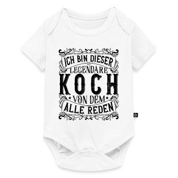 Ich bin dieser Legendäre Koch - Baby Premium Kurzarmbody - Weiß - Vorne