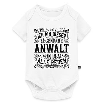 Ich bin dieser Legendäre Anwalt - Baby Premium Kurzarmbody - Weiß - Vorne