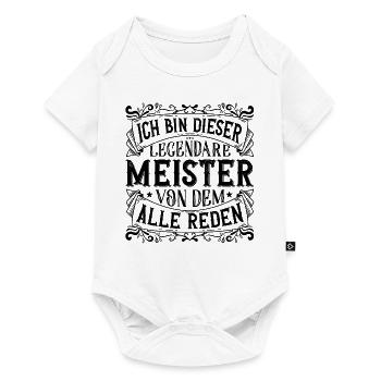 Ich bin dieser Legendäre Meister - Baby Premium Kurzarmbody - Weiß - Vorne