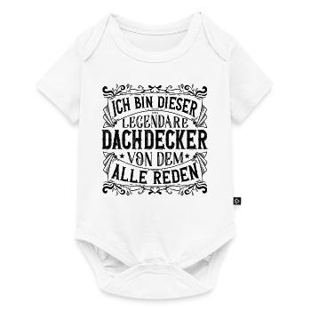 Ich bin dieser Legendäre Dachdecker Geschenk - Baby Premium Kurzarmbody - Weiß - Vorne