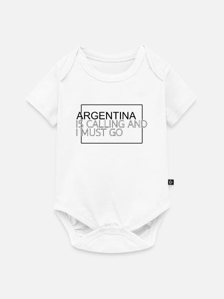 ARGENTINIEN - Baby Premium Kurzarmbody - Weiß