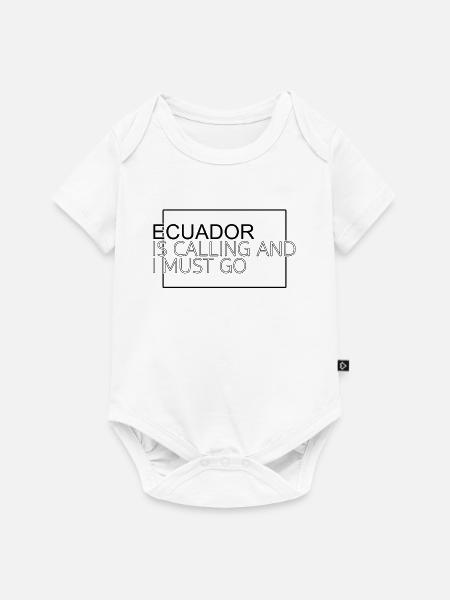 Ecuador Spruch - Baby Premium Kurzarmbody - Weiß