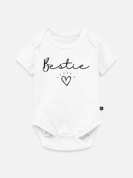 Bestie - Baby Premium Kurzarmbody - Weiß