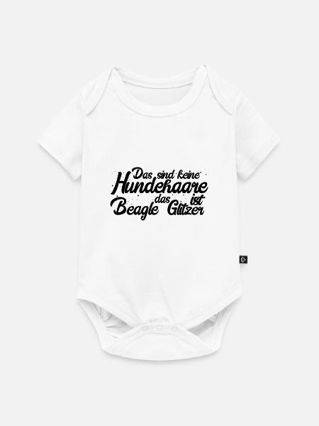 Beagle - Baby Premium Kurzarmbody - Weiß