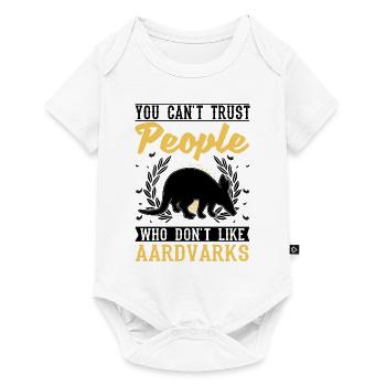 Aardvark Cadeau Aardvark - Body à manches courtes Premium Bébé - blanc - Devant