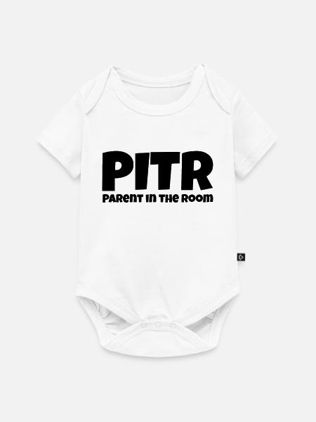 Parent in the room - Baby Premium Kurzarmbody - Weiß