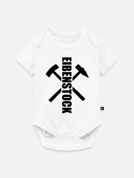Eibenstock Erzgebirge - Baby Premium Kurzarmbody - Weiß