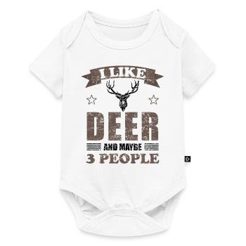 Deer Deer Animal Lover Funny Saying Gift - Baby Premium short-sleeve bodysuit - white - Front