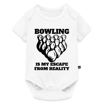 Bowling Bowling Gift Kegel Bowling ball Bowler - Baby Premium short-sleeve bodysuit - white - Front